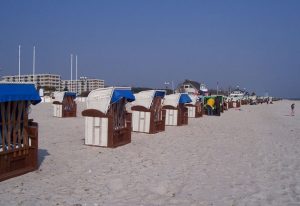 Der Strand von Grömitz 8 km langer Sandstrand